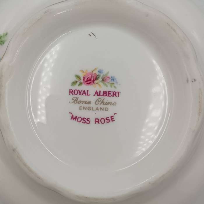 Vintage Royal Albert Moss Rose porcelain sugar bowl