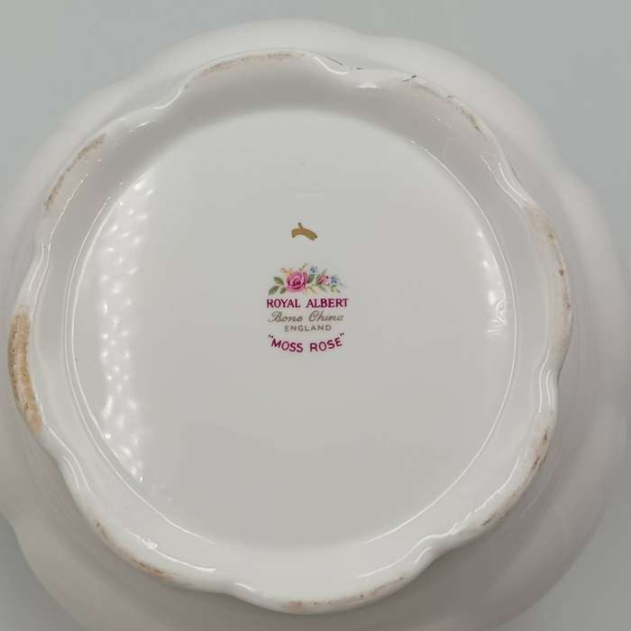 Vintage Royal Albert Moss Rose porcelain Tea Pot with Lid
