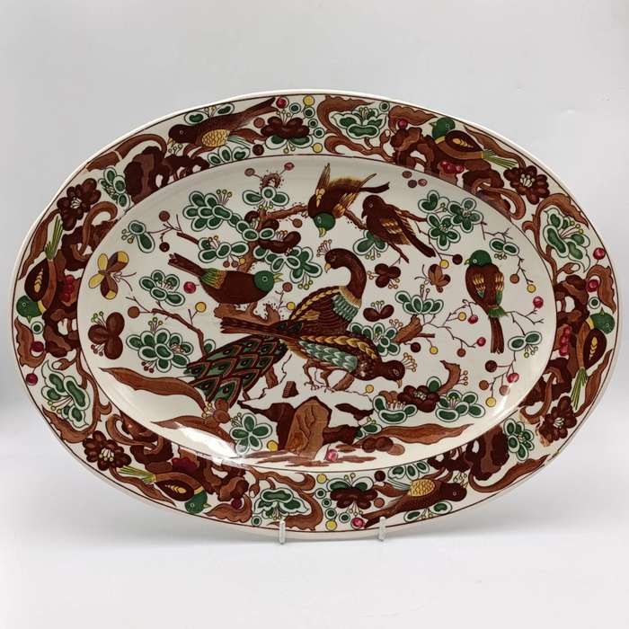 Vinatge Genuine Imperial Imari porcelain oval platter