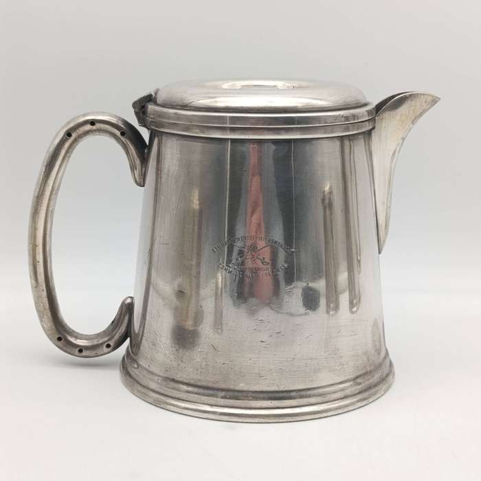 Set of 5 SADF command officers Mess Voortrekkerhoogte silverplated pieces
