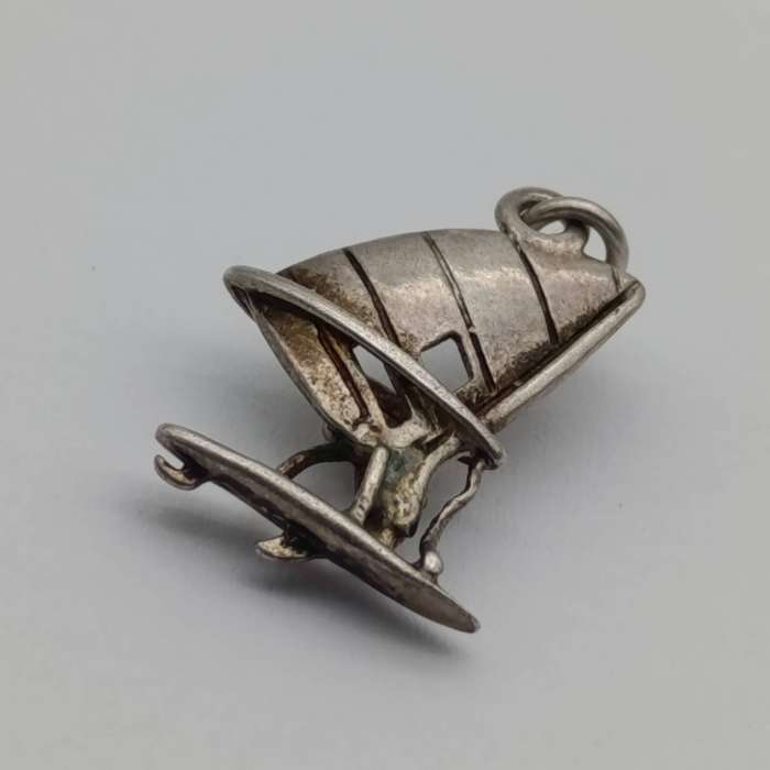 Sterling silver windsurfer charm - weighs 0.9g
