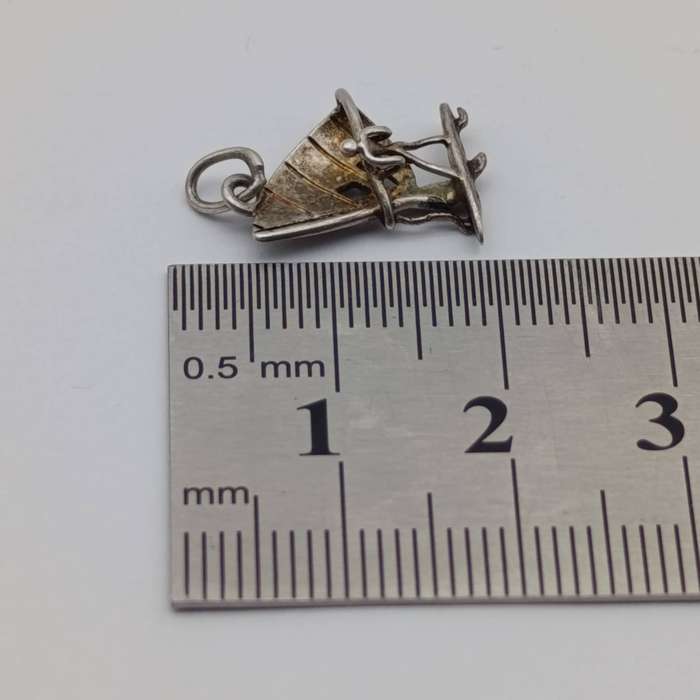 Sterling silver windsurfer charm - weighs 0.9g