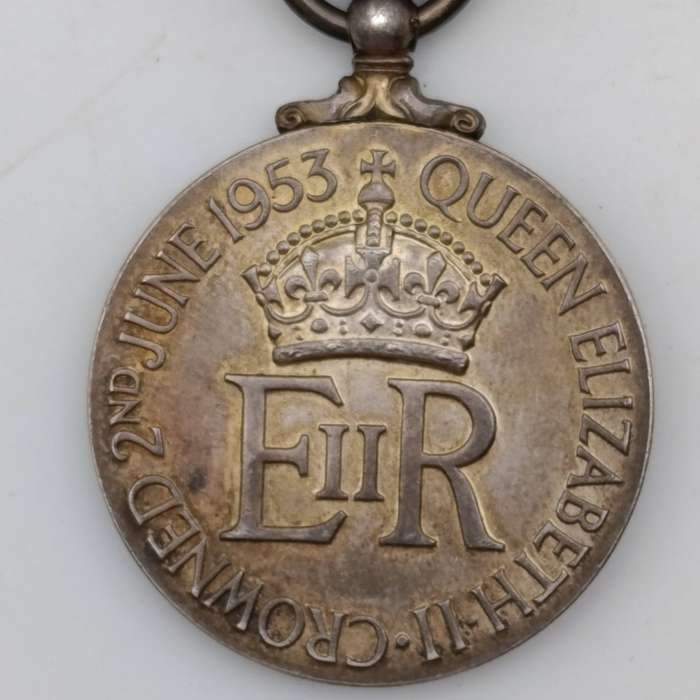 WW1 Military service Merit medal issued to 425 staff sergeant Andrew Campbell Weddell including 1953
