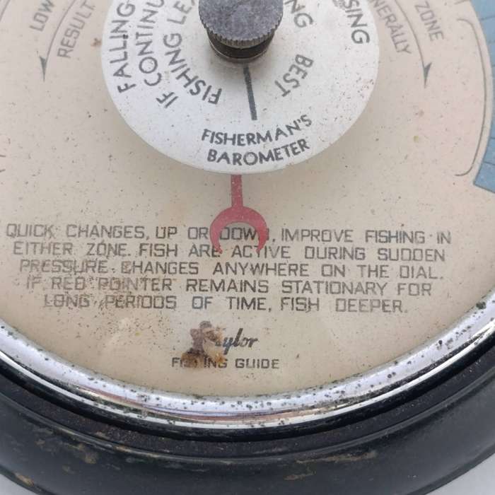Vintage Taylor Fisherman's Barometer