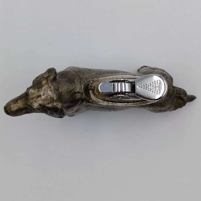 Vintage Dachshund shaped table lighter