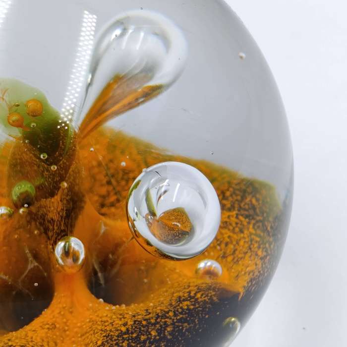 Beautiful handmade glass paperweight