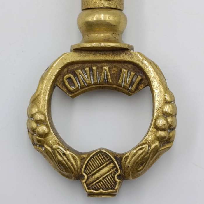 Vintage Veritas in Vino key shaped corkscrew and bottle opener