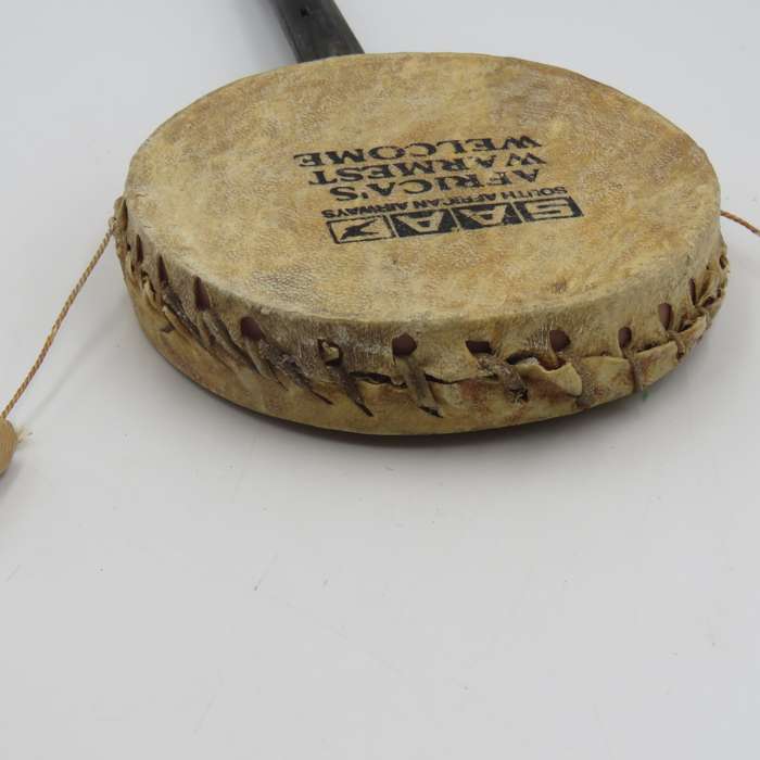 Vintage SA Airways advertising rattle drum