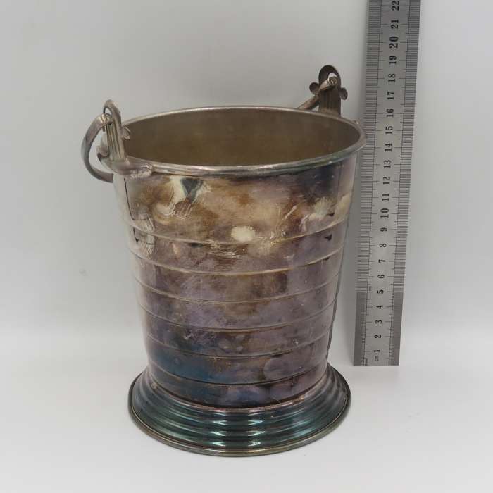 Vintage Van Riebeeck Plate ice Bucket