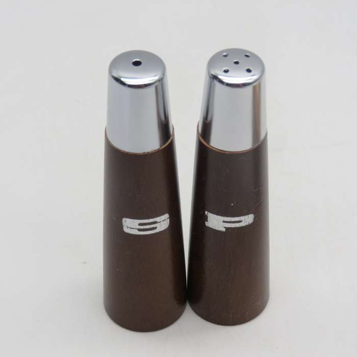 Vintage salt and pepper shakers- in original box
