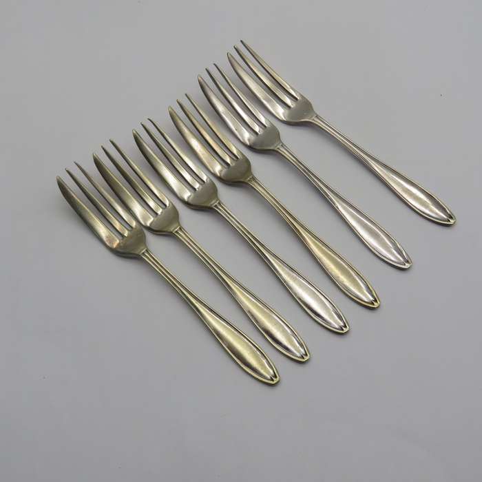 Set of 6 Cake Forks in original box