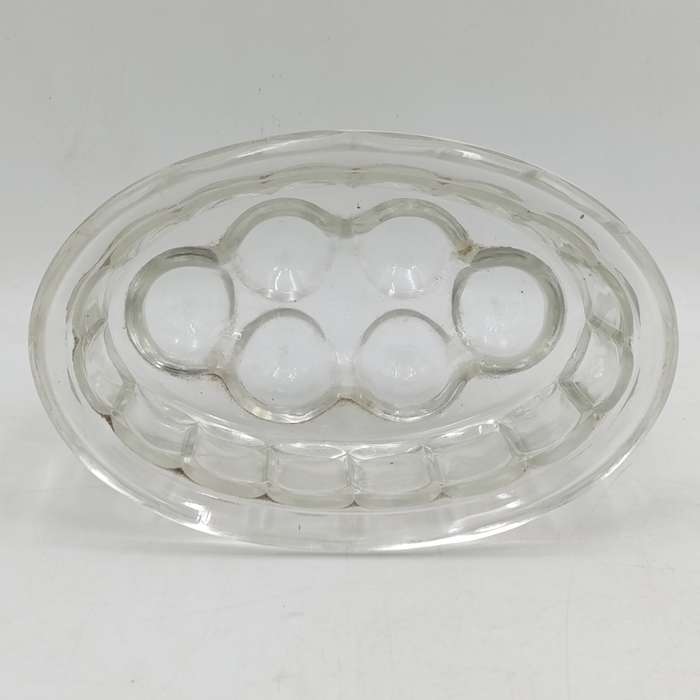 Antique glass jelly mould
