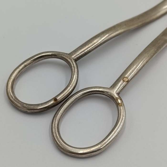 Antique silver plated grape shears