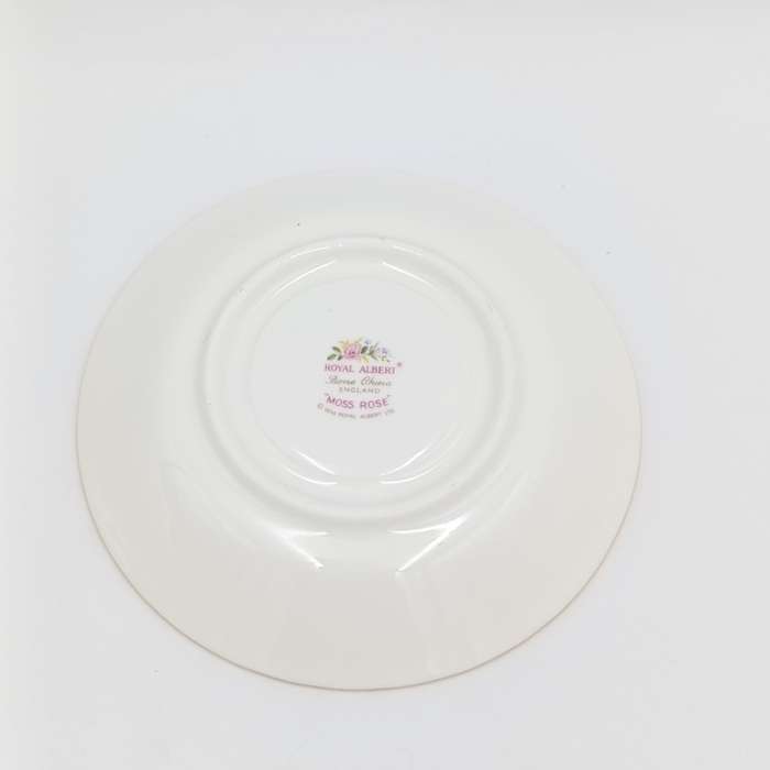 Vintage Royal Albert Moss Rose porcelain trio