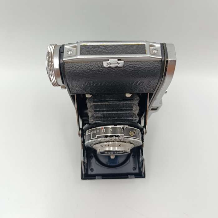 Vintage 1950`s Balda Baldinette 35mm camera with Baltar 1:2.9 / 50mm lens - top turning knob