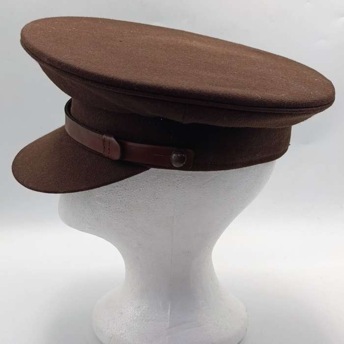 Vintage SAPMI Pretoria dark brown peak cap - size 56