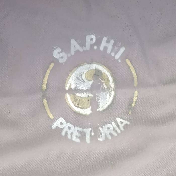 Vintage SAPMI Pretoria dark brown peak cap - size 56