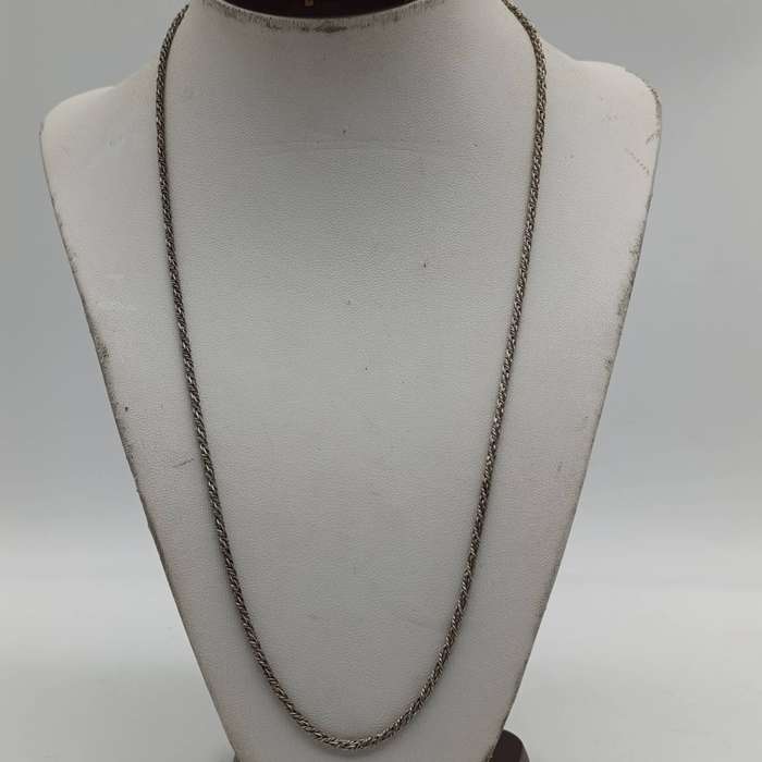 Vintage sterling silver necklace 53cm long