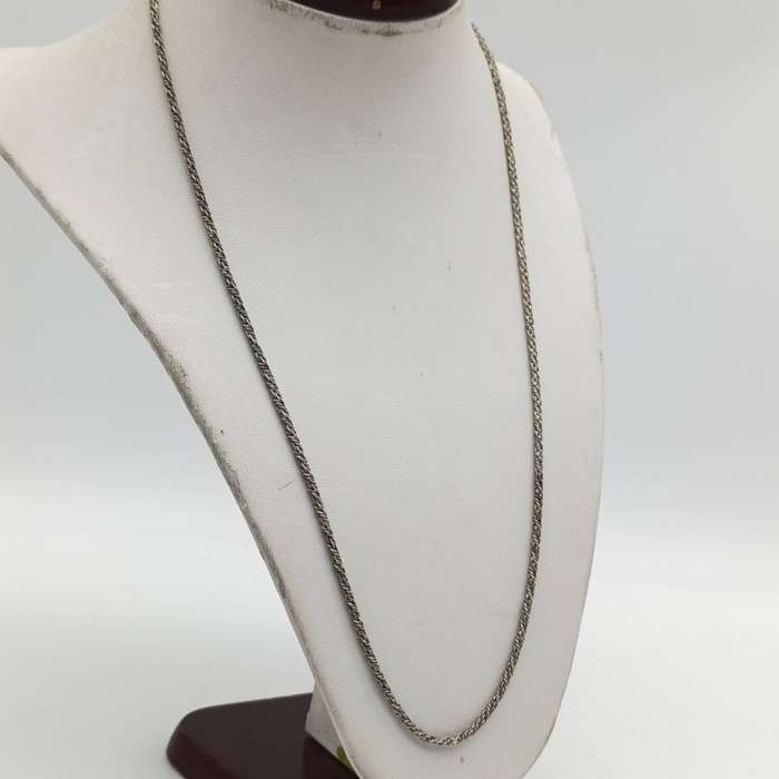 Vintage sterling silver necklace 53cm long