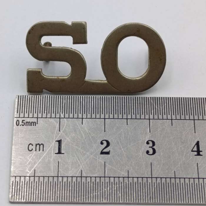Pair of South African Cadet student officer shoulder titles