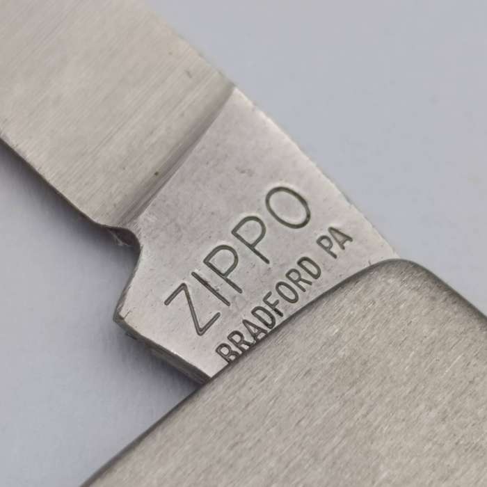 Jeffrey Dresser Zippo advertising pocket knife in box