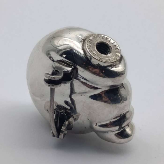 Mexican Sterling silver Pancho perfume bottle