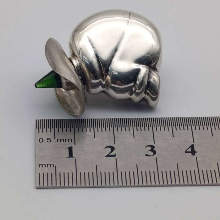 Mexican Sterling silver Pancho perfume bottle