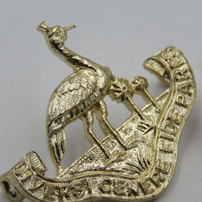 Pair of Northern Rhodesia regiment collar badges