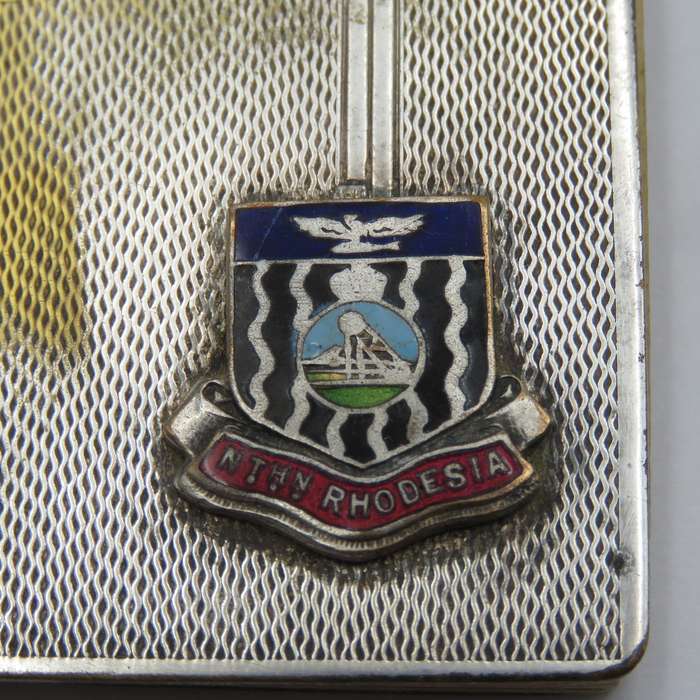 Antique Northern Rhodesia silverplated Golf score card booklet