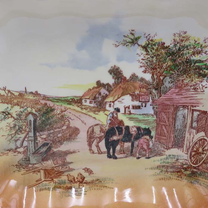Vintage Royal Doulton Rustic England serving platter