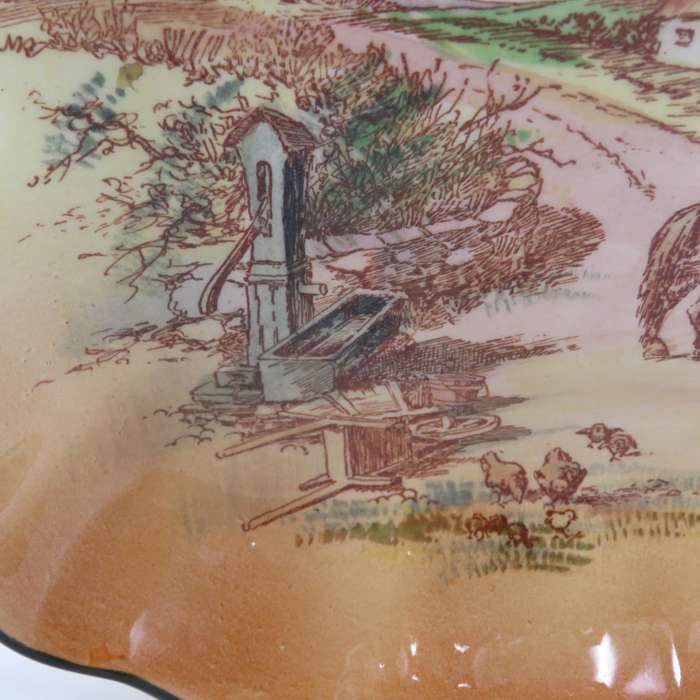 Vintage Royal Doulton Rustic England serving platter