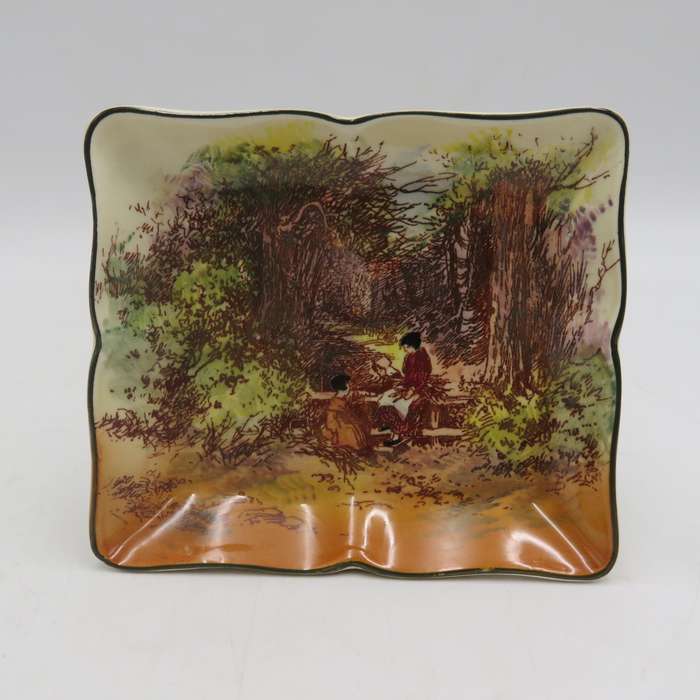 Vintage Royal Doulton Rustic England trinket bowl
