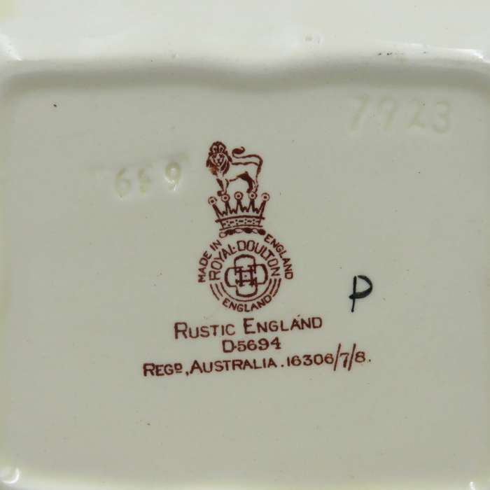 Vintage Royal Doulton Rustic England trinket bowl
