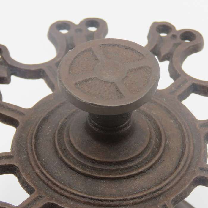 Antique cast - iron Postal rubber stamp holder