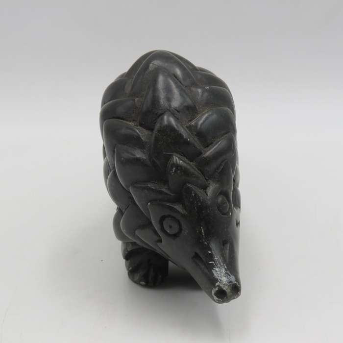 Vintage Soapstone Pangolin carving sculpture