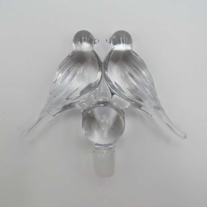 Vintage glass dressing table decanter