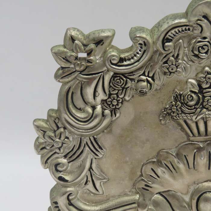 Vintage Hanukkah Menorah with 8 candles and Royal crown - including one shamash
