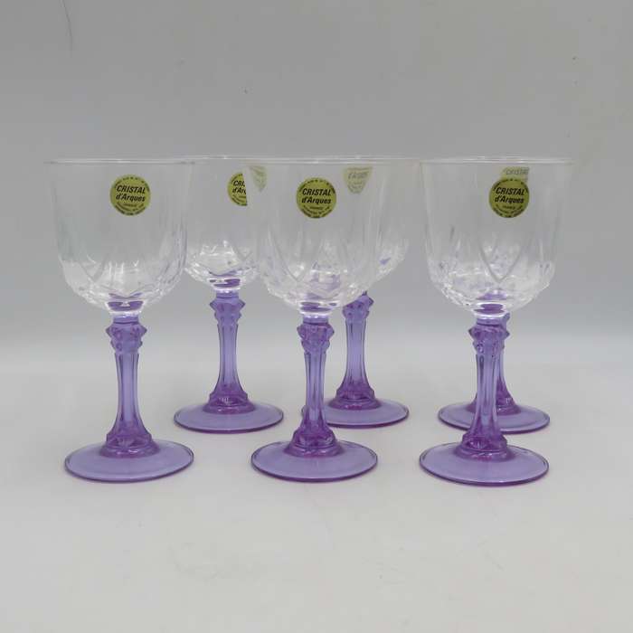 Vintage Set of 6 crystal glasses in original box