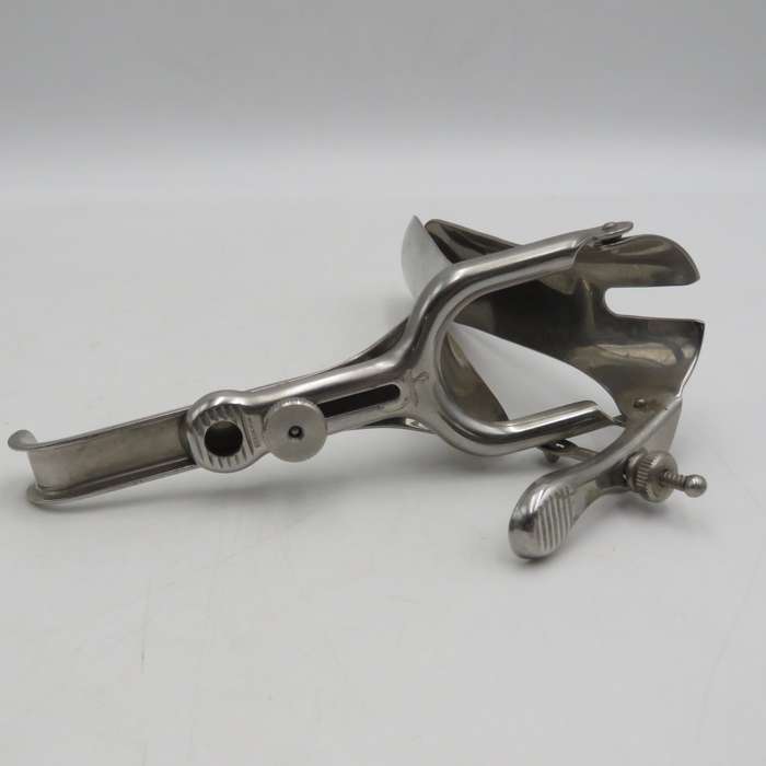 Stainless steel vintage speculum - vaginal inspection
