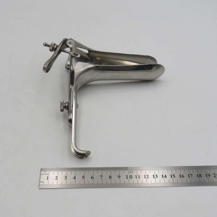 Stainless steel vintage speculum - vaginal inspection