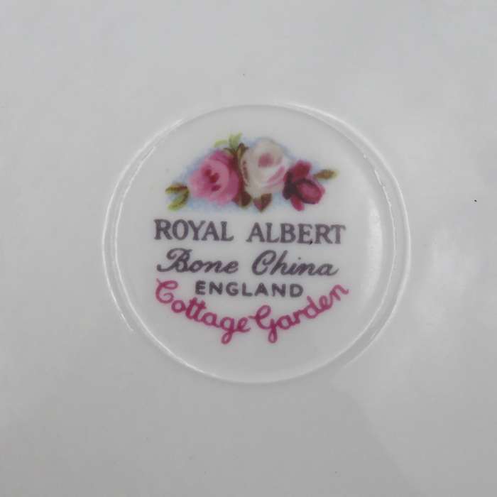 Vintage Royal Albert Celebration trio - side plate incorrectly marked with Cottage Garden pattern