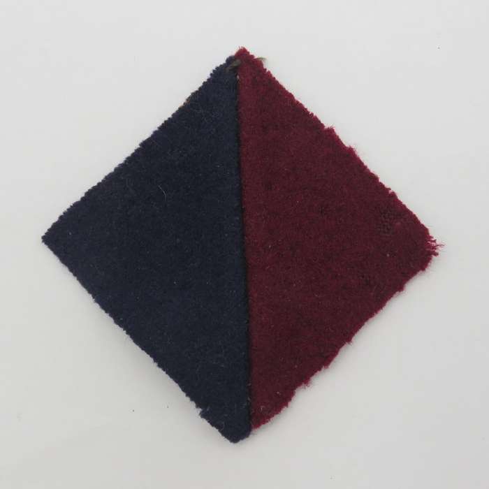Royal Divisional Artillery helmet pith flash