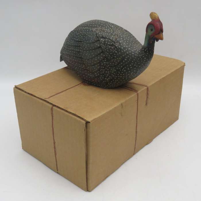Feathers Crowned Guineafowl Limited edition figurine - in box