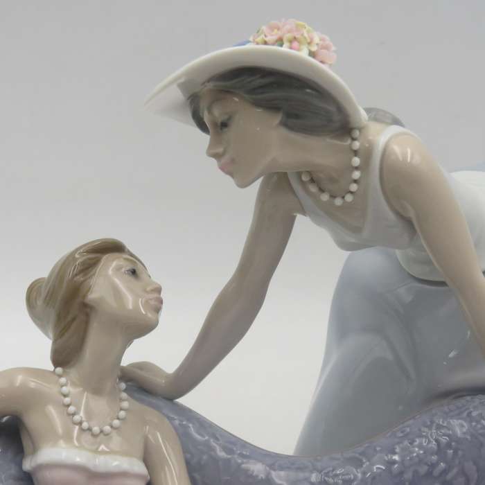 Vintage Lladra Debutantes porcelain figurine