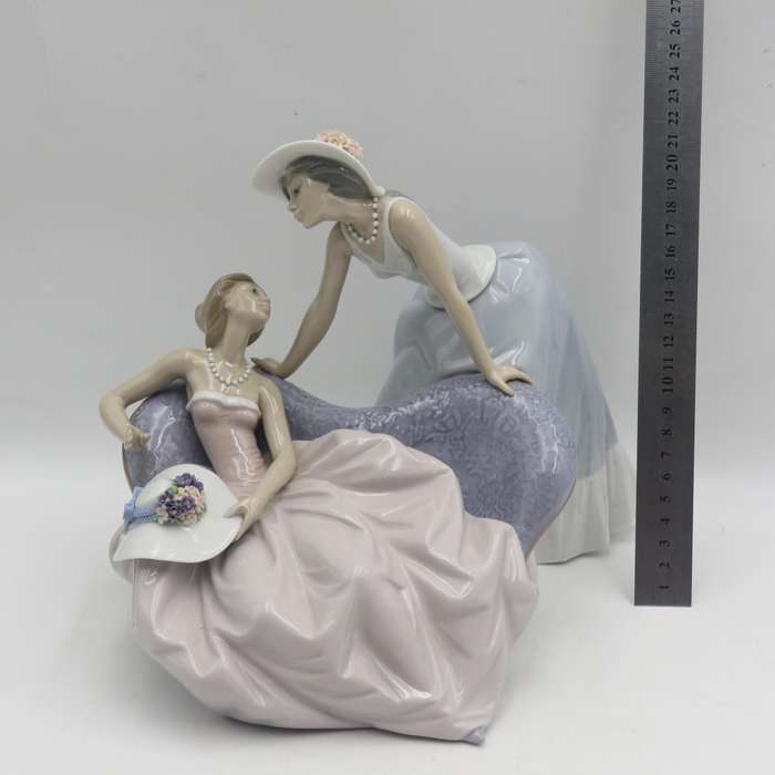 Vintage Lladra Debutantes porcelain figurine