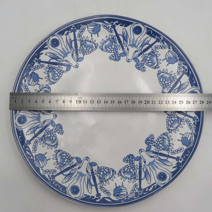 Vintage Naspers 100 Years commemorative plate by Mervyn Gers Cape Town
