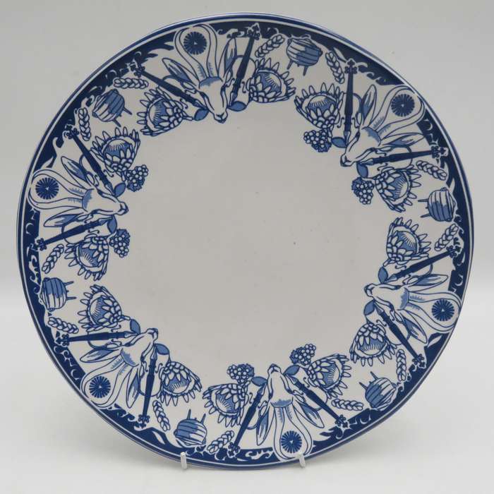 Vintage Naspers 100 Years commemorative plate by Mervyn Gers Cape Town