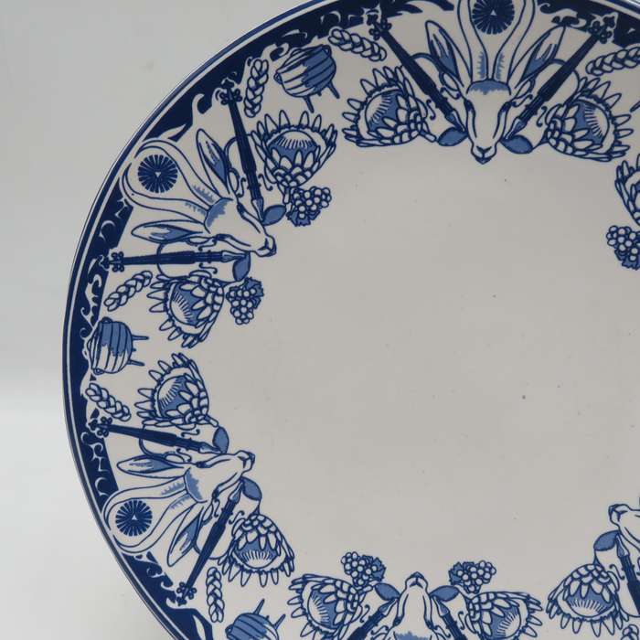 Vintage Naspers 100 Years commemorative plate by Mervyn Gers Cape Town