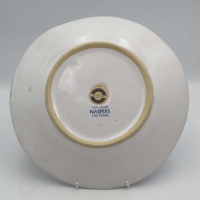 Vintage Naspers 100 Years commemorative plate by Mervyn Gers Cape Town