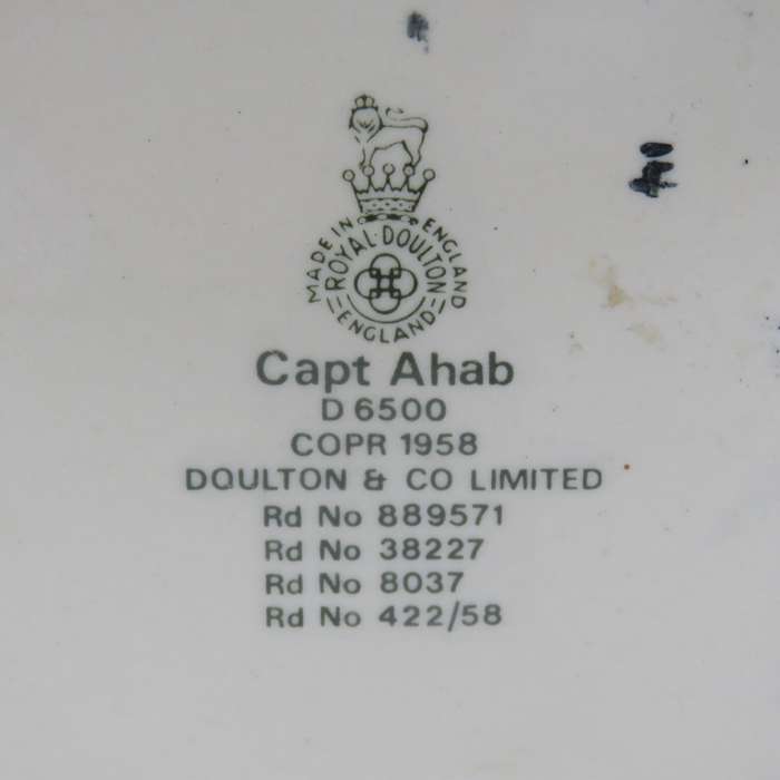 Vintage Royal Doulton Captain Ahab toby jug